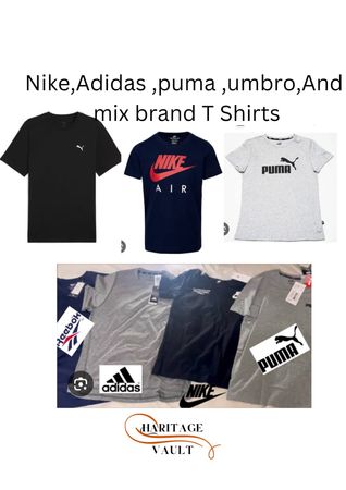 Nike, Adidas, Champion, Puma und Mix Brand T-Shirts