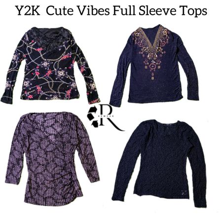 Y2K Cute  Vibes Full Sleeve Tops RW-1822