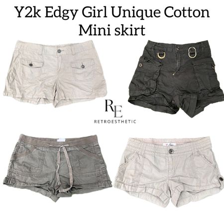 2K Edgy Girl Unique Cotton Mini Shorts RE-3091