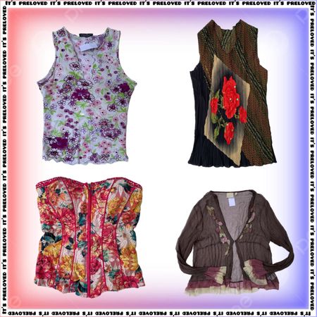 Florals for Spring - tops, dresses, skirts (SS-2307)