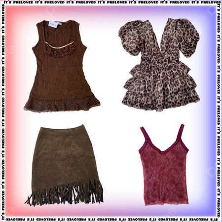 Parisian Café Culture Set - tops, dresses, skirts (SS-2308)