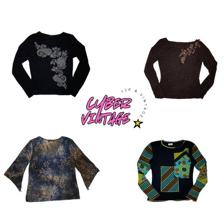 Y2K Luxe Grunge Collection Tops (MH-016)