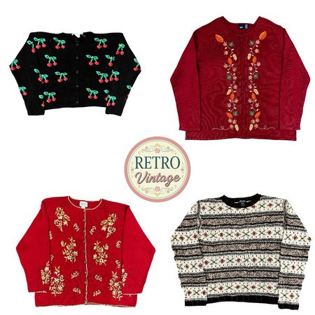Y2k vintage floral sweater |E|