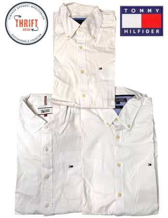 T2626 Tommy Hilfiger Premium Shirts👔 Solo Bianco