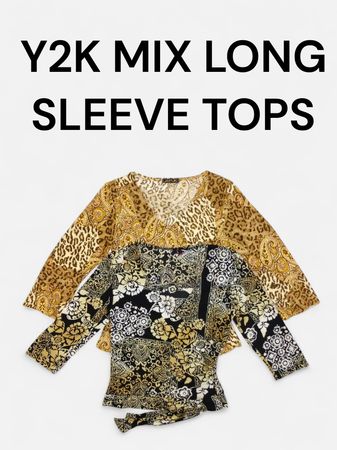 Y2K MIX LONG SLEEVE TOPS