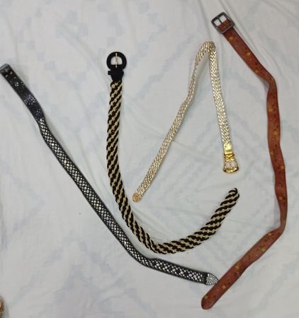 CR7782 Upcycled Y2K Belts