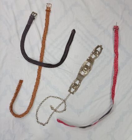 CR7783 Upcycled Y2K Belts