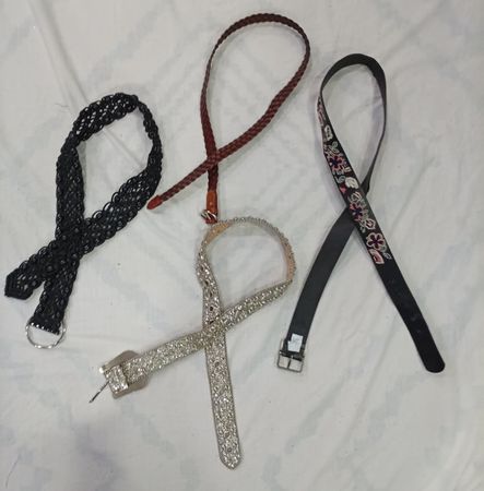 CR7784 Upcycled Y2K Belts