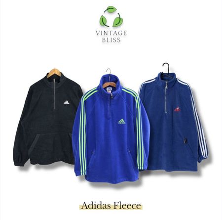 Adidas Vintage Fleece Jackets