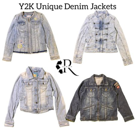 Y2K Unique Denim Jackets RW-1827