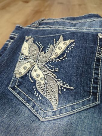 AV-1525 Upcycled Y2K Style Denim shorts | Denim Sexy Shorts