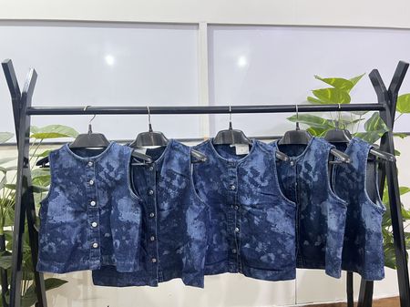 Ladies Denim Waistcoat