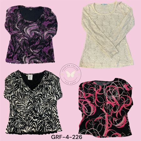 Retro Y2K Bedruckte Schwarze Polybluse – Street Style Vibes (GRF-4-226)