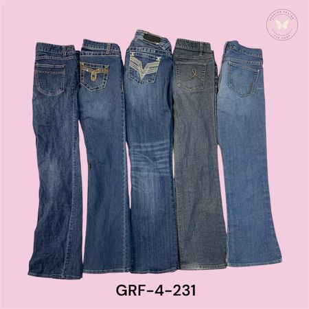 Women’s Y2K Modern Loose Fit Jeans – Vintage Wash Denim (GRF-4-231)