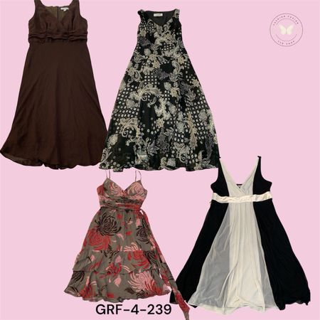 Black Poly Y2K Dress – Modern Minimal Street Style (GRF-4-239)