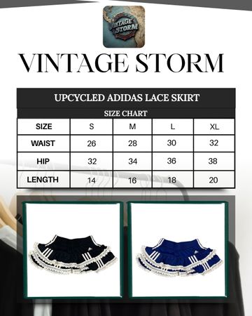 Upcycled Adidas Lace Skirt