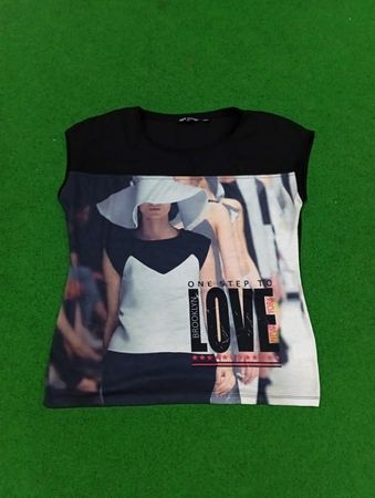 Mms391 Unbranded Mix Print T-Shirt