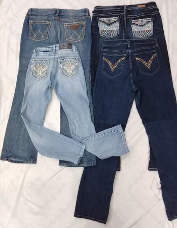 CR7794 Y2K Flare Jeans