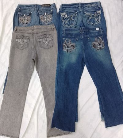 CR7795 Y2K Flare Jeans