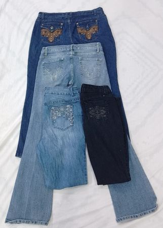 CR7798 Y2K Flare Jeans