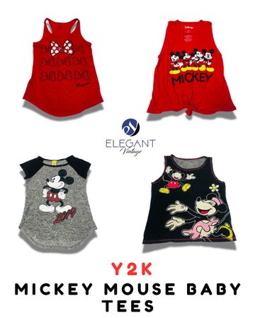 Y2K Micky Mouse Baby Tees - EV1894