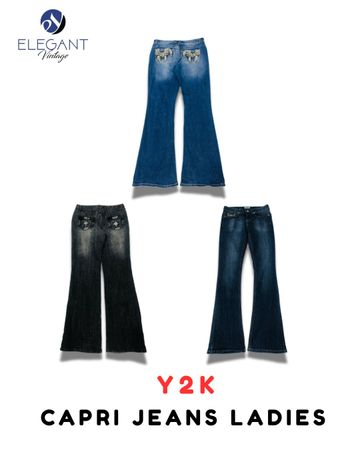 Y2K Capri Jeans Ladies - EV1922
