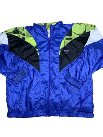 Mix brain windbreaker and track suit club jacket