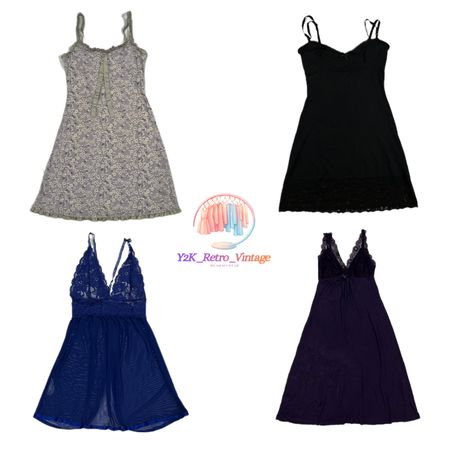 Y2K Slip Dresses ( 049 )