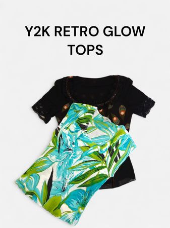 Y2K RETRO GLOW TOPS