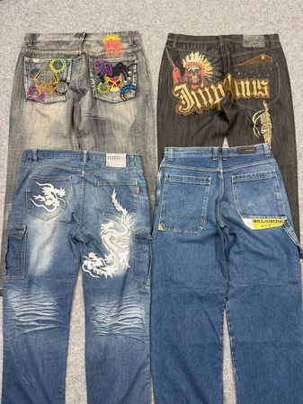 Y2K Hip Hop Jeans