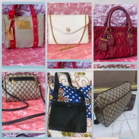Louis Vuitton,Gucci,Prada Branded Bags