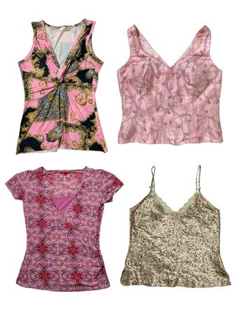 Pretty in Pink x Y2K Tops: TT-218
