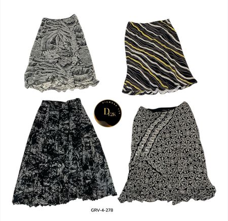 Y2K Inspired Poly Skirts – Fashion-Forward & Versatile Wear (GRV-4-278)