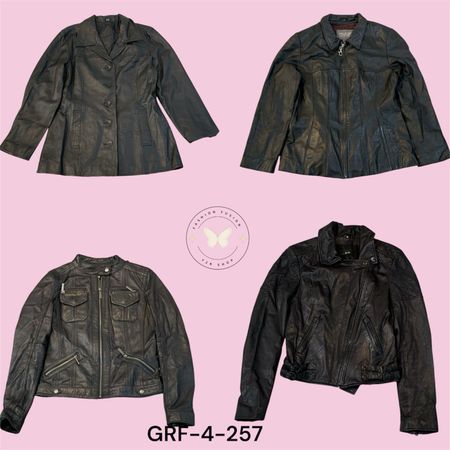 Premium 100% Leather Jacket – Timeless Design (GRF-4-257)