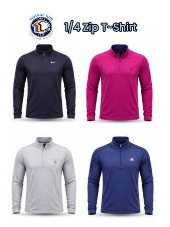 Mix Brand 1/4 Zip T-Shirt