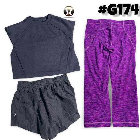 Lululemon Leggings , Shorts and Jacket Mix Bundle. #174