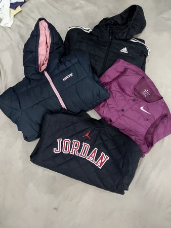 Mixed Branded Puffer Jacket