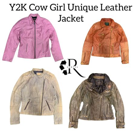Y2K Cutesy Vibe Leather Jackets RW-1843