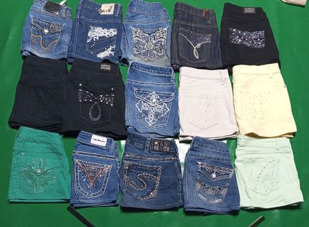 EARL JEANS AND OTHER MIX BRANDS MINI SKIRTS (C 119)