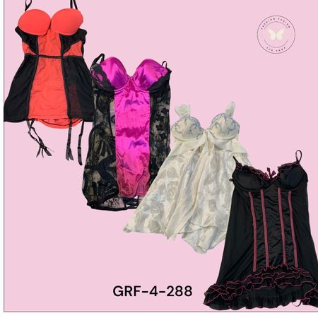 * Y2K Baby Doll Top – Soft Girl Aesthetic Mini Dress (GRF-4-288)