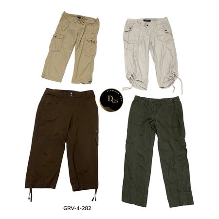Y2K Cargo Capri Pants – Trendy Streetwear Utility Style (GRV-4-282)