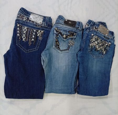 CR7824 Miss Me Flare Jeans