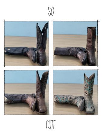 JA 0633 Vintage Cow boy Boots