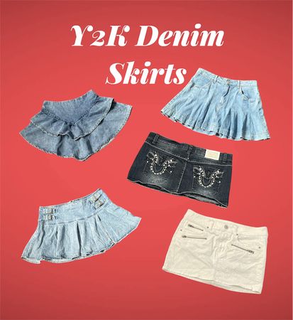 Y2K Denim Skirts - (23/04)