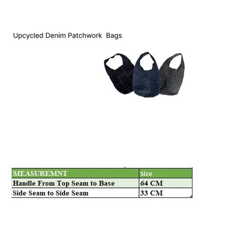 Upcycled Denim Hobo Bag