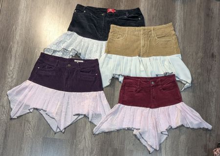 5305 - Upcycled Mini Skirts