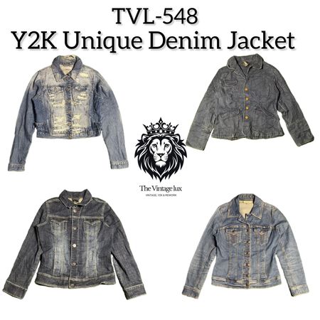 Y2K Unique Denim Jacket (TVL-548)