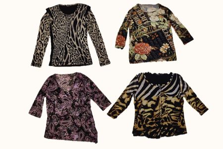 Y2K Mob Wife & Grunge Animal Print Top Bundle
 ( ST 012 )