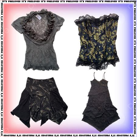 Dark Fantasy Novel Closet - tops, dresses, skirts (SS-2335)