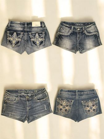 Upcycled Y2K BackStreet Babe Mini Short Collection